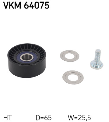 Napínacia kladka rebrovaného klinového remeňa SKF (VKM 64075)